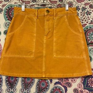 Mustard Yellow Mini Shirt